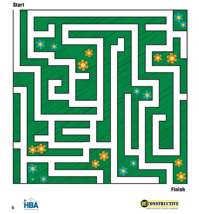 HBA Activity Book Maze Page 6