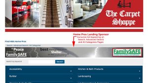 Home Pros Landing Sponsor