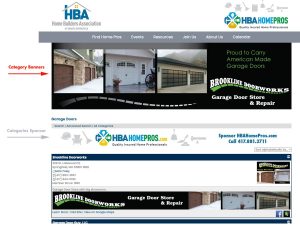 Category Banner + Sponsor