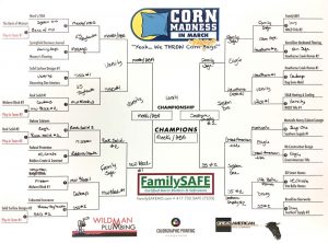 Cornhole Tournament Bracket 2018